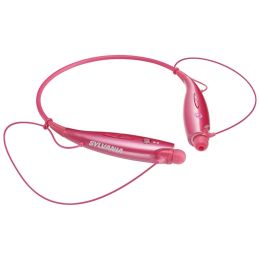 Sylvania Bluetooth Sports Headphones With Microphone (pink) CURSBT129CPK