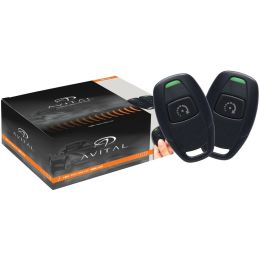 Avital 4115l Remote-start System With Two Microsized 1-button Remotes DEI4115L