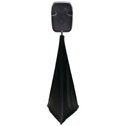 Pyle Pro 2-sided Dj Speaker And Light Stand Scrim (black) PYRPSCRIM2B