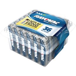 Rayovac Alkaline Batteries Reclosable Pro Pack (aaa, 36 Pk) RVC82436PPJ