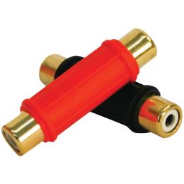 Db Link Plastic-grip Gold Barrel Connectors, 2 Pk (female And Female) DBDBF103
