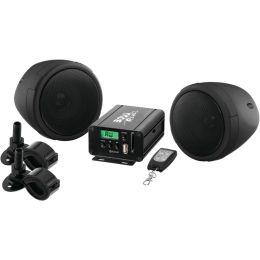 Boss Audio 600-watt Motorcycle And Atv Sound System With Fm Tuner & Bluetooth (black) BOSMCBK520B