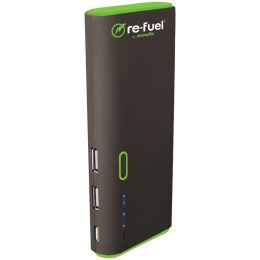 Re-fuel 13,000mah 2-port Rechargeable Power Bank CELRFA130