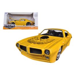 1972 Pontiac Firebird Trans Am Yellow 1/24 Diecast Car Model Jada