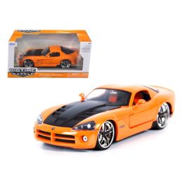 2008 Dodge Viper SRT10 Orange 1/24 Diecast Car Model by Jada