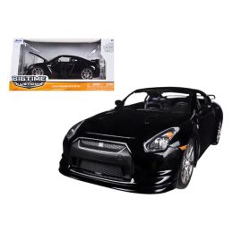 2009 Nissan GT-R R35 Black 1/24 Diecast Car Model by Jada