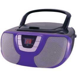 Sylvania Portable Cd Radio Boom Box (purple) CURCD1025PR