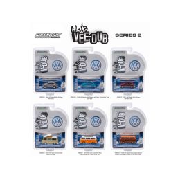 Greenlight Vee Dub Series 2, 6pc Diecast Car Set 1/64 Diecast Model Cars by Greenlight