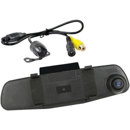 Pyle Hd Dvr Dash Cam & Rearview Camera System With Dual Cameras PYLPLCMDVR47