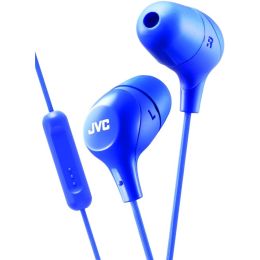 Jvc Marshmallow Inner-ear Headphones With Microphone (blue) JVCHAFX38MA