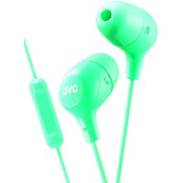 Jvc Marshmallow Inner-ear Headphones With Microphone (green) JVCHAFX38MG