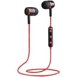 Naxa Bluetooth Isolation Earbuds With Microphone & Remote (red) NAXE950BLKRED