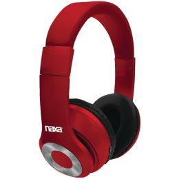 Naxa Backspin Bluetooth Headphones (red) NAXE965RED