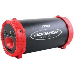 Naxa Boomer Impulse Led Bluetooth Boom Box (red) NAXS3084RED