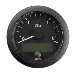 VDO Ocean Link J1939 3,000 RPM 3-3/8 (85mm) - 12/24V Master Tachometer