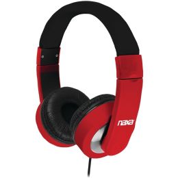 Naxa Red Backspin Metro Headphones NAXE956RED