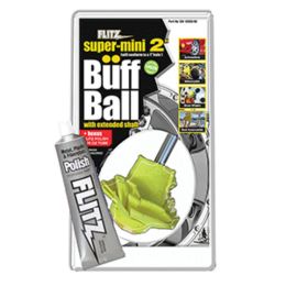 Flitz Buff Ball - Super Mini 2 - Yellow w/1.76oz Tube Flitz Polish