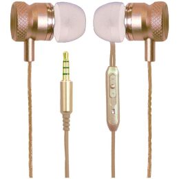 Billboard Stereo Earbuds With Microphone (gold) BB571