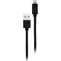 Iessentials Braided Usb Cable With Lightning Connector, 10ft (black) IEBC10IP5BK