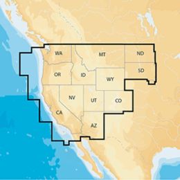 Navionics Navionics+ Regions - West - Preloaded MSD Format