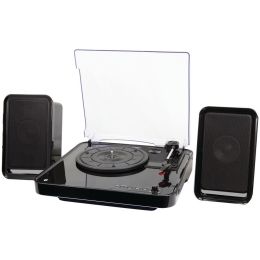 Ilive All-in-one Bluetooth Turntable & Stereo Speaker System ILTTB757B