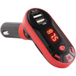 Supersonic Bluetooth Fm Transmitter (red) SSCIQ210BTR