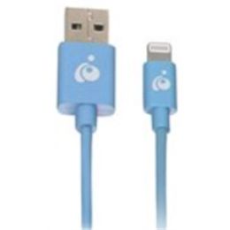 IOGEAR Cable GRUL01-BL 3.3FT Charge and Sync Flip Reversible USB to Lighting Blue Retail