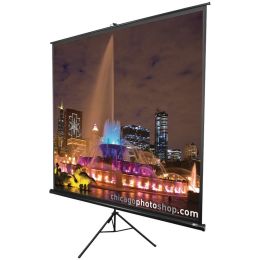 Elite Screens Tripod Series Projection Screen (1:1 Format; 136"; 96" X 96") ELTT136UWS1