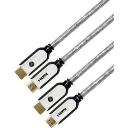 Ge High-speed Hdmi Cable With Ethernet, 6ft, 2 Pk JAS87704