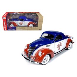 1937 Lincoln Zephyr Coupe \Pepsi Cola\ Limited to 1500pc 1/18 Diecast Model Car by Autoworld