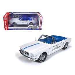 1964 1/2 Ford Mustang Convertible 289 V8 Indy 500 Pace Car Limited to 1500pc 1/18 Diecast Model Car by Autoworld