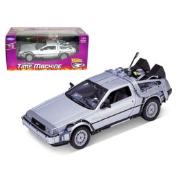 Delorean From Movie \Back To The Future 1\ 1/24 Diecast Model Car by Welly