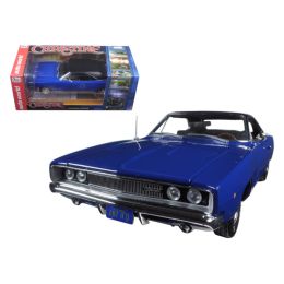 1968 Dodge Charger Hardtop Blue \Christine\ Movie 1/18 Diecast Model Car by Autoworld