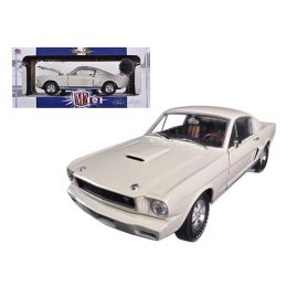 1965 Ford Shelby Mustang GT350R Prototype Wimbledon White 1/24 Diecast Car Model by M2 Machines