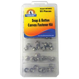 Handi-Man Large Canvas Snap & Button Kit - 72 Pieces