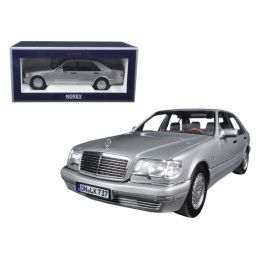 1997 Mercedes S600 Pearl Light Grey Metallic 1/18 Diecast Model Car by Norev