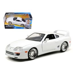 Brian\s Toyota Supra White \Fast & Furious\ Movie 1/24 Diecast Car Model by Jada