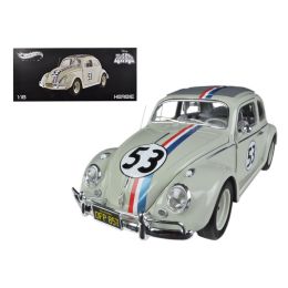 1963 Volkswagen Beetle \The Love Bug\ Herbie #53 Elite Edition 1/18 Diecast Car Model by Hotwheels