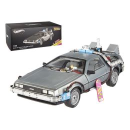 Elite Cult Classics Back To The Future Time Machine Delorean with Extras and Mr. Fusion 1/18 Diecast Car Model by Hotwheels