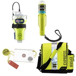 ACR EPIRB Safety Kit #2 - w/GlobalFix V4 Cat II, RapidDitch Express Bag, C-Strobe H20, & HotShot Mirror & Whistle