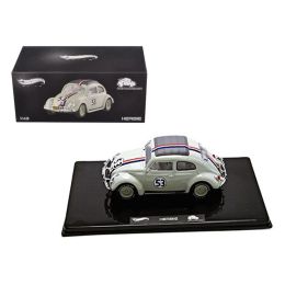 VW Volkswagen Beetle #53 Love Bug Herbie Goes To Monte Carlo Elite Edition 1/43 Diecast Model Car by Hotwheels