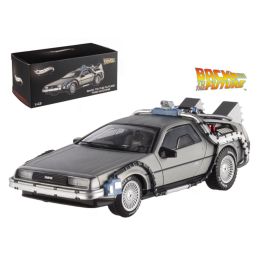 Delorean DMC-12 Back To The Future Time Machine Cult Classics 1/43 Diecast Model Car by Hotwheels