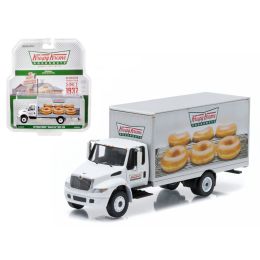 2013 International Durastar Box Van Krispy Kreme Donuts Delivery Truck HD Trucks Series 4 1/64 Diecast Model by Greenlight