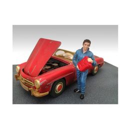 Mechanic Dan Figure For 1:18 Diecast Model Cars by American Diorama