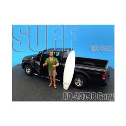 Surfer Gary Figure For 1:18 Diecast Model Cars by American Diorama