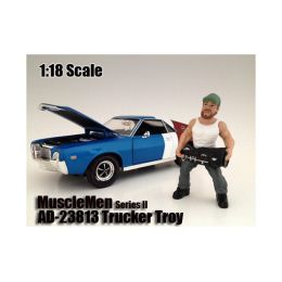 Musclemen \Trucker Troy\ Figure For 1:18 Scale Models by American Diorama