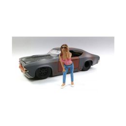 Look Out Girl Erika Figure For 1:24 Scale Diecast Car Models by American Diorama