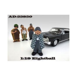 Eightball \Homies\ Figure For 1:18 Diecast Model Cars by American Diorama