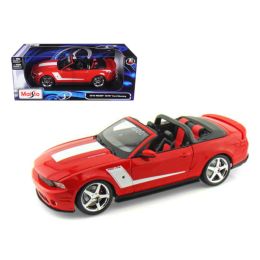 2010 Ford Mustang Convertible 427R Roush Edition Red 1/18 Diecast Model Car by Maisto