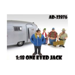 One Eyed Jack \Trailer Park\ Figure For 1:18 Scale Diecast Model Cars by American Diorama